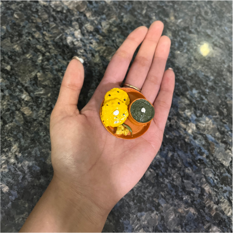 Makki Ki Roti Sarson Ka Saag Fridge Magnet